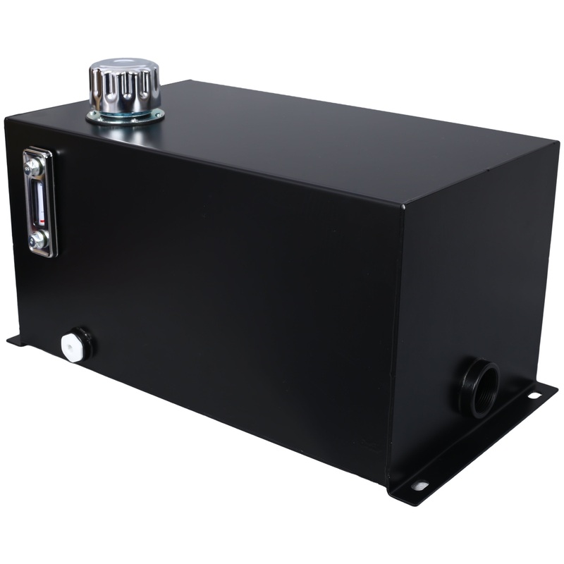 Hydraulic Fluid Tank with Strainer Tank Gauge Filter Breather Cap 10 Gal Heavy Duty