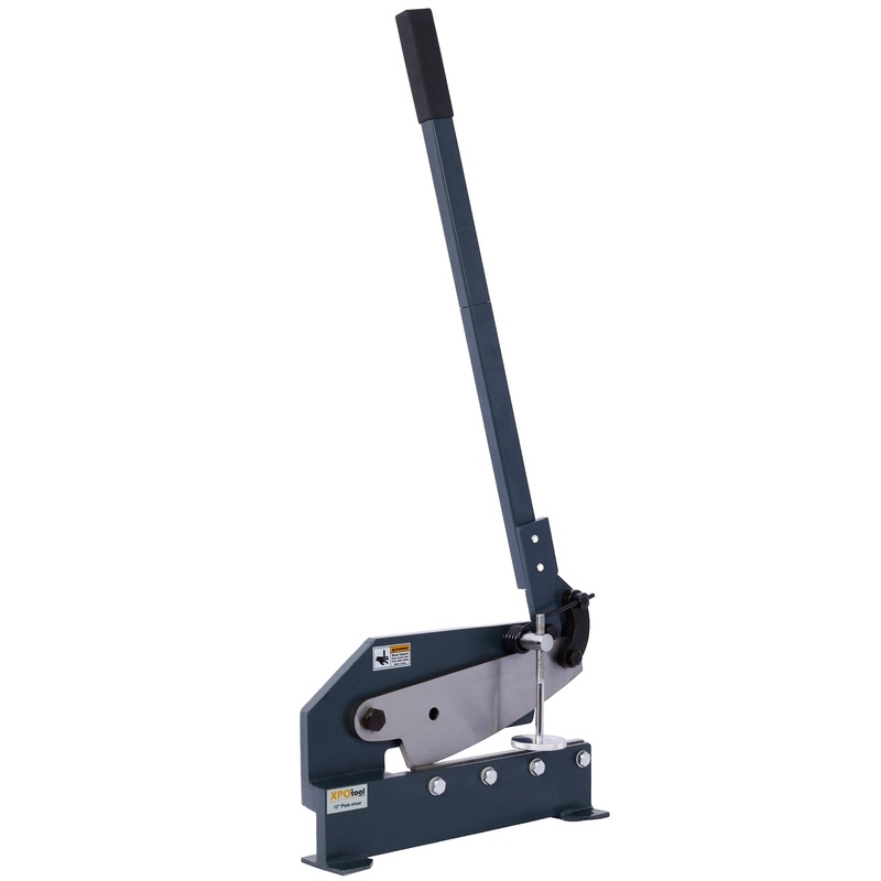 Industrial 12-Inch Sheet Metal Plate Shear Solid Construction Mounting Type Manual