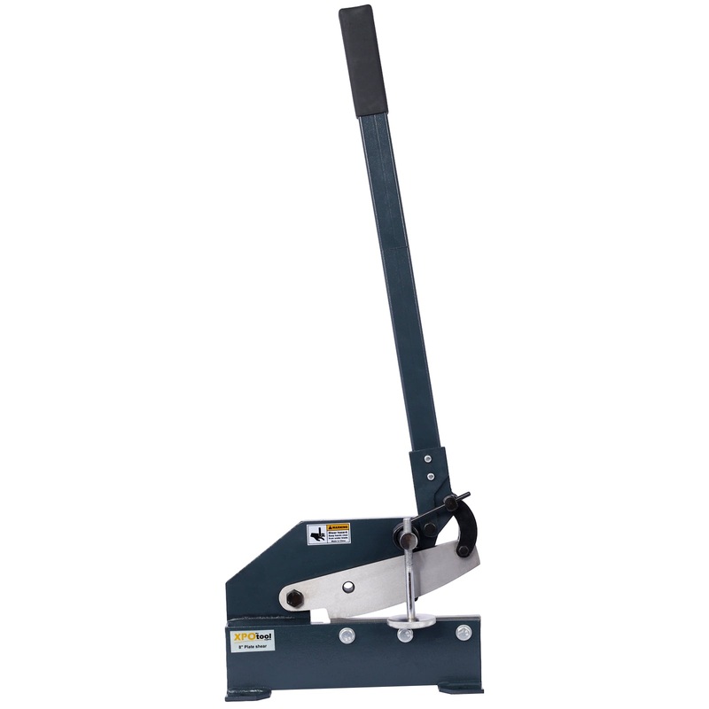 Industrial 8-Inch Sheet Metal Plate Shear Solid Construction Mounting Type Manual