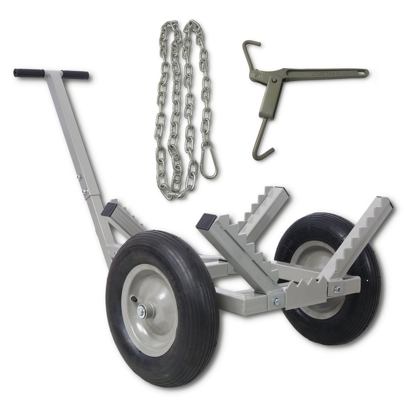 Log Dolly With Load Binder and Choker Chain 440Lbs