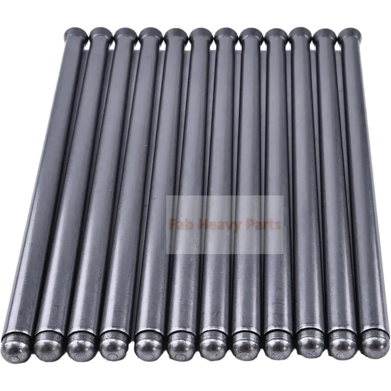 12PCS Push Rods 264-6156 133-6379 2646156 1336379 Fits for Caterpillar CAT Engine C7 C9 C-9 3126B 3126E C7.2 C9.3 3126 Tractor 586C D5N XL D6N D6N XL