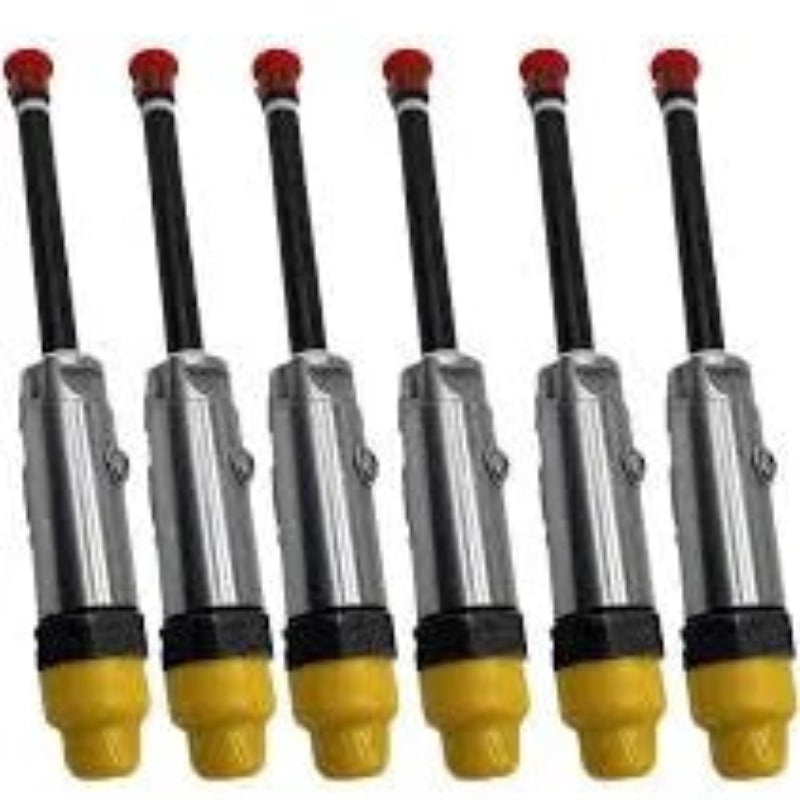 6 PCS Fuel Injector 170-5187 1705187 Fits for Caterpillar 3306 3306B Engine 12G 12H 140H