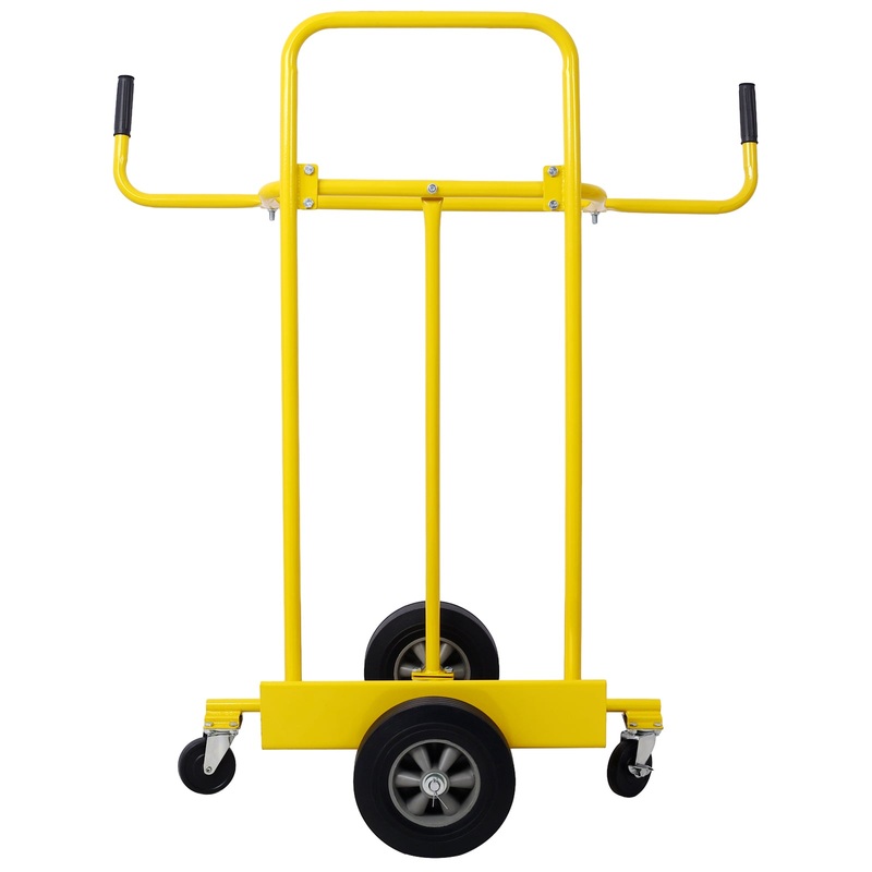Steel Panel Cart Drywall Sheet Cart & Panel Dolly 750lbs Capacity–Yellow
