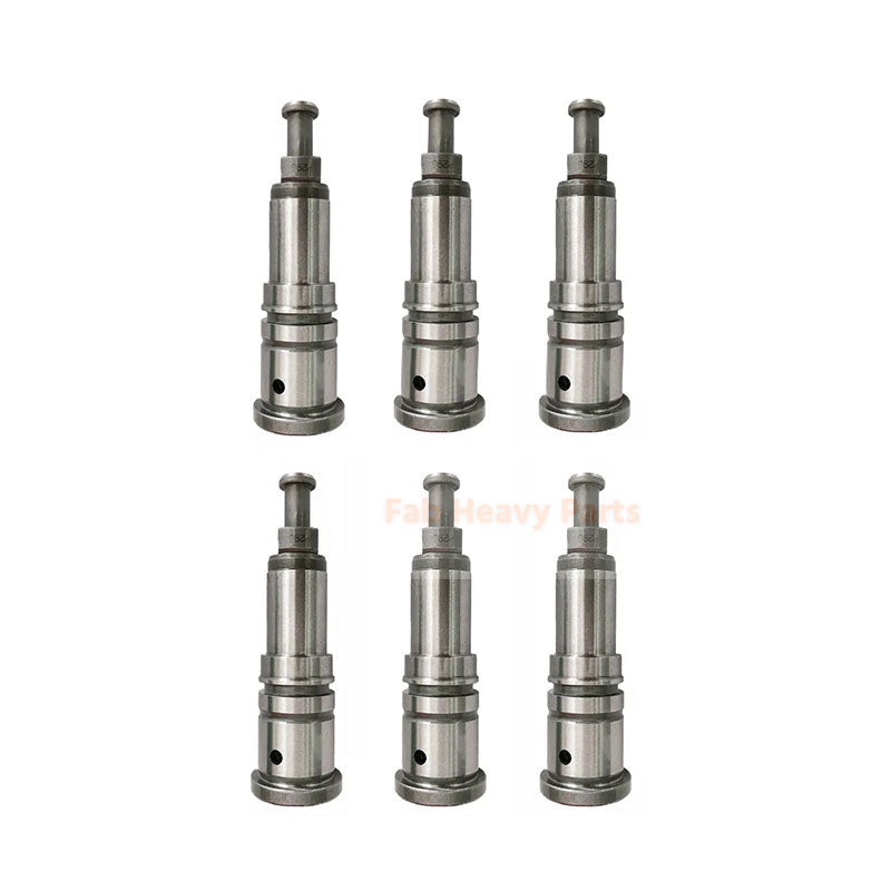 6 Pieces P295 Fuel Injection Pump Plunger 134153-1320 for Nissan Engine D1X D516X D8X RE8 RF8 RG10 RG10 Truck Big Thumb Condor