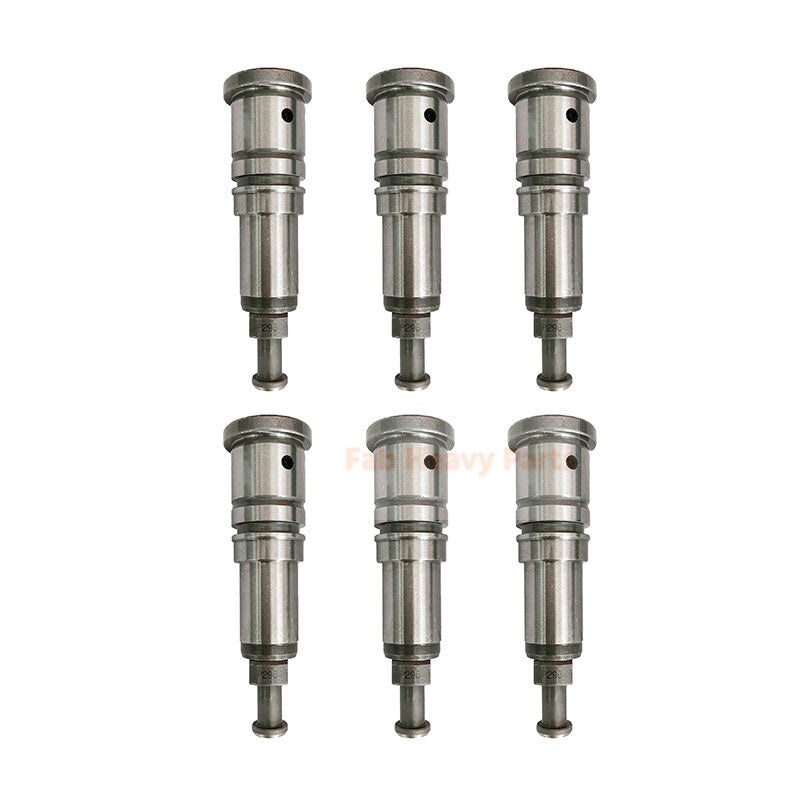 6 Pieces P4 Fuel Injection Pump Plunger 134101-1620 for Nissan Big Thumb Engine ER100 ER200
