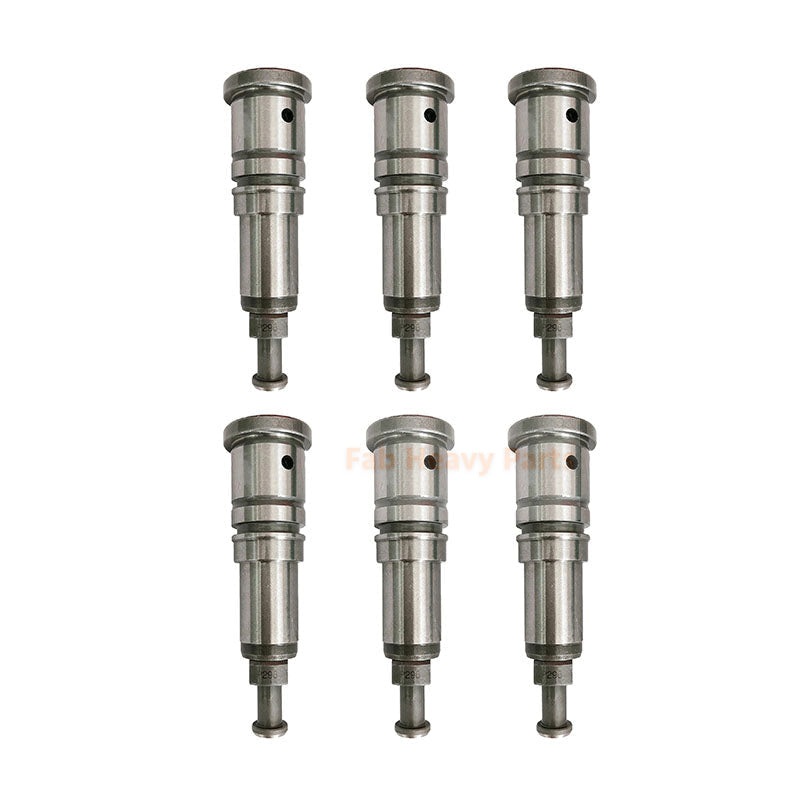 6 Pieces P48 Fuel Injection Pump Plunger 134101-6320 for Mitsubishi Fuso Engine 6D22 6D22T