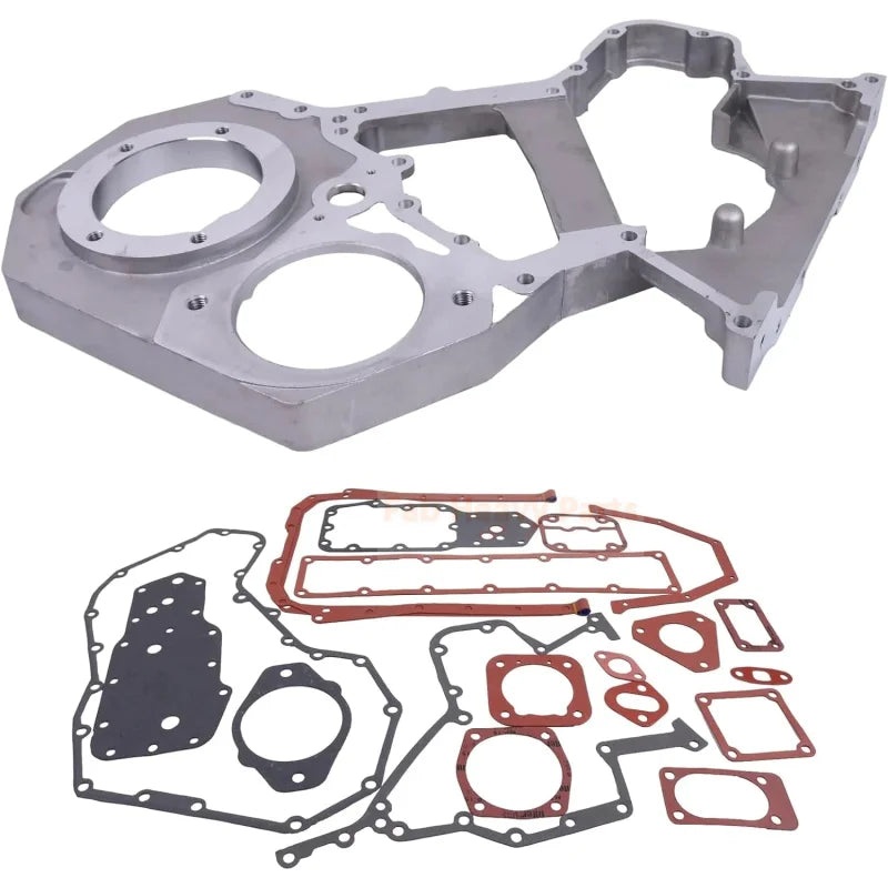 Timing Gear Housing Case Kit 3936256 J936256 3960519 Fits for Cummins Engine 6B 6BT B5.9 ISB ISB6.7 ISBE QSB6.7 QSL9 Replacement