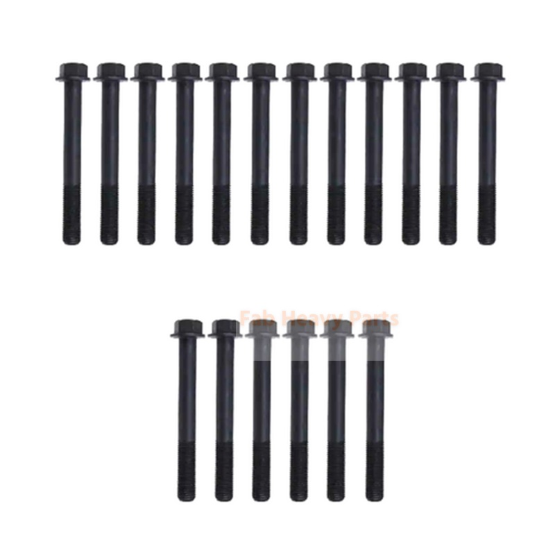 18Pcs Cylinder Head Bolt 129900-01200 Fits for Yanmar 4GP98 4TNE92 4TNE94 4TNE94L