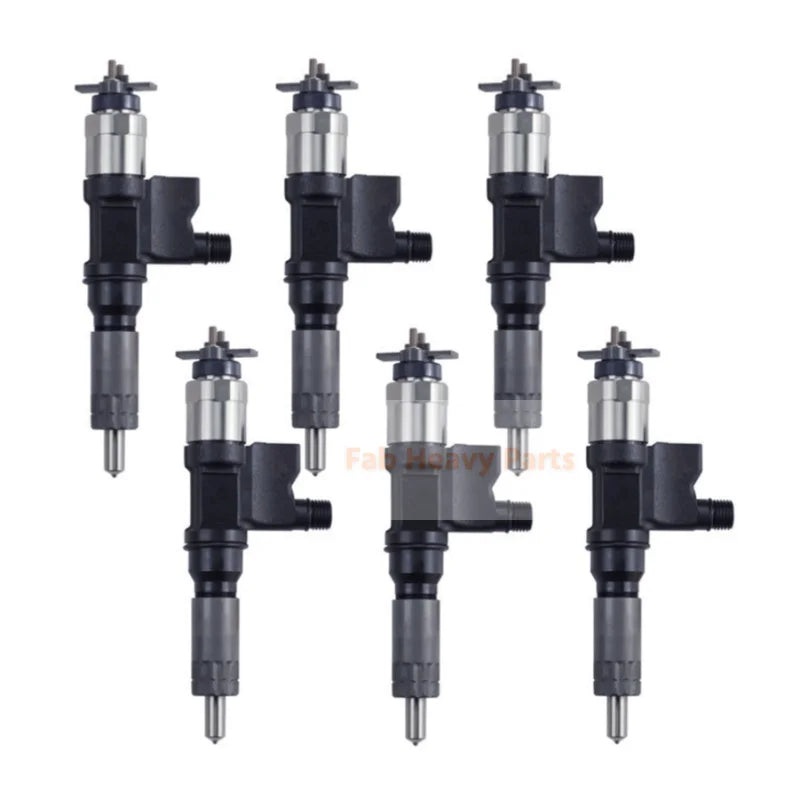 6 Pcs Fuel Injector 2901233100 Fits for 2004-2007 Isuzu 7.8L 6HK1 (LG4) Engine