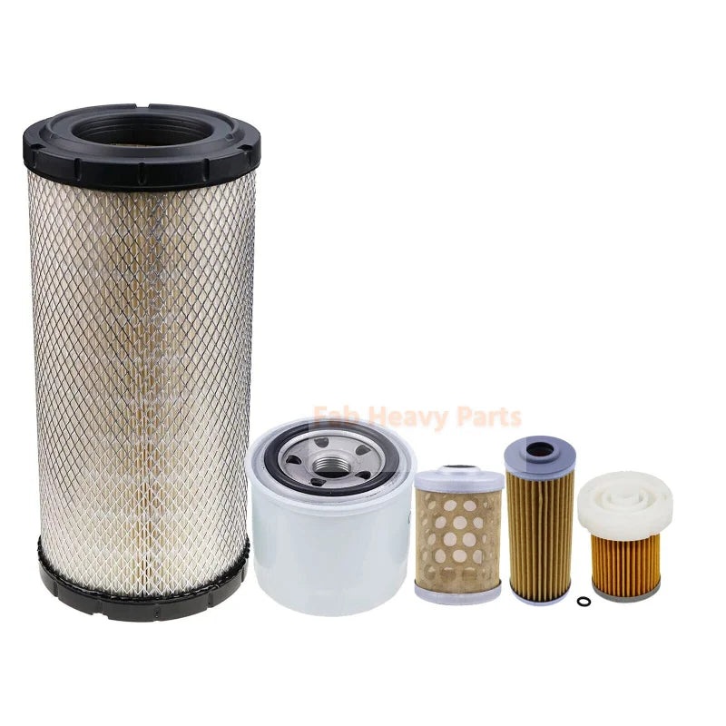 Filter Kit 32123-12700 894456-7412 897071-3480 894437-0220 Fits for AIRMAN PDS185S
