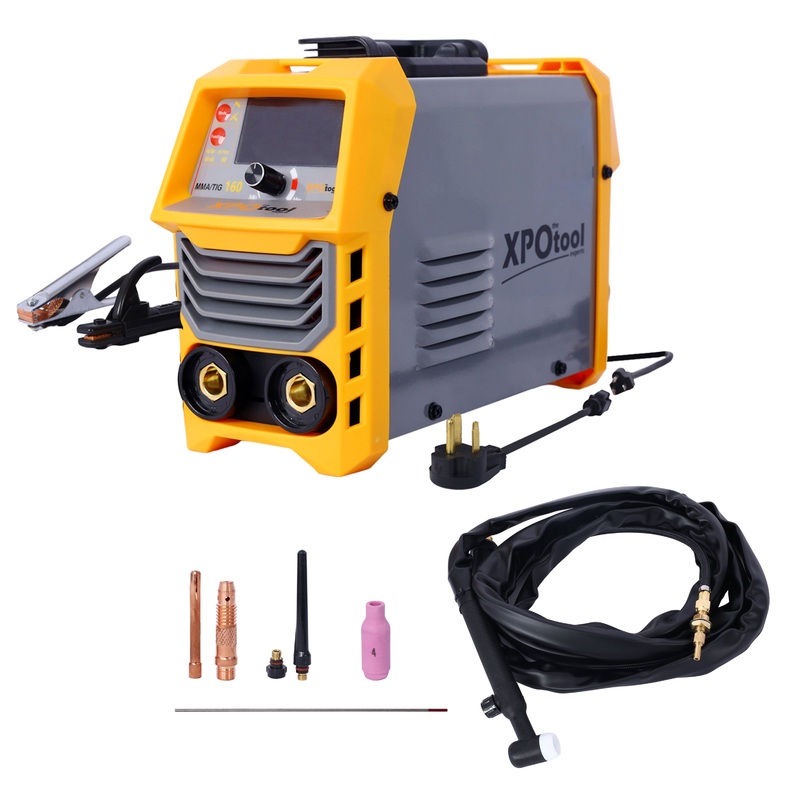 110V/220V Portable ARC Welder Actual 160A ARC Welding Machine Dual Voltage Electric Welder MMA Welding Machine Inversor Soldador with Lift Tig IGBT Inverter Welder Include Tig Torch