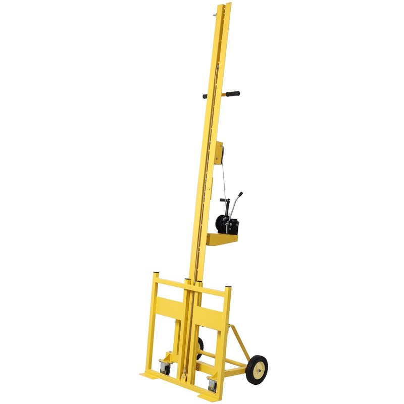 Drywall Panel Lift for Walls Capacity 150Lbs Heavy Duty Drywall Lifter–Yellow