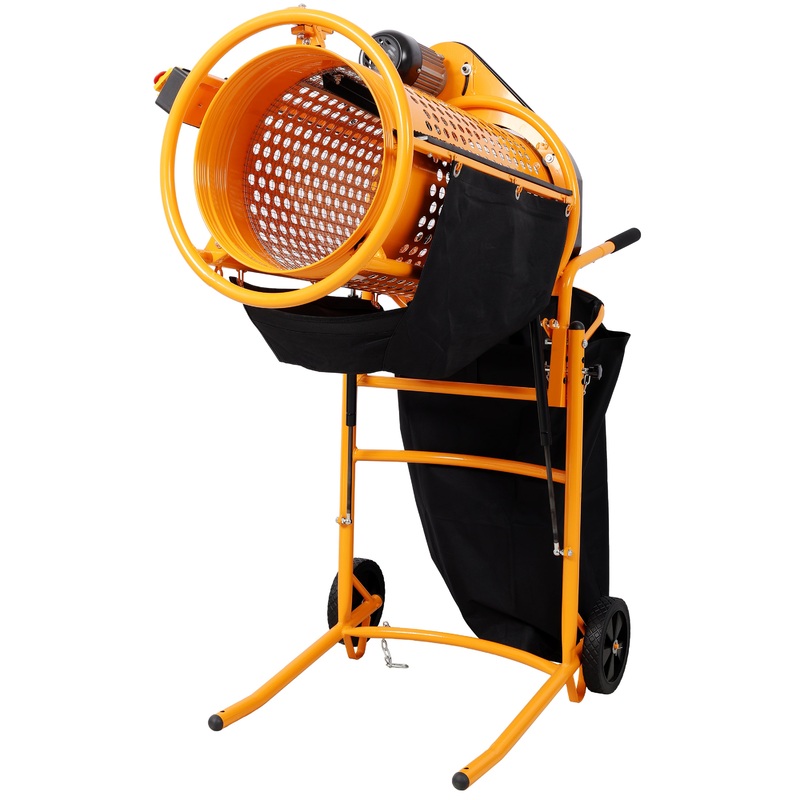 360W 110V/60Hz Foldable Electric Rotary Soil Sieve Machine ETL Certificate
