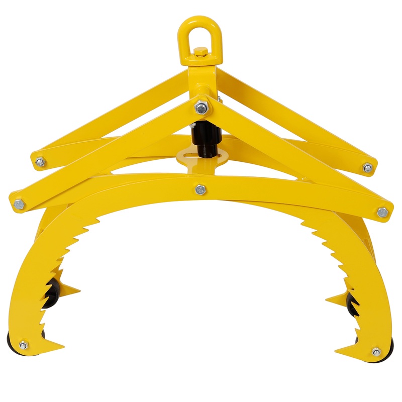 Automatic Grip and Release Log Tongs 360 Swivel Lifting Tongs with 4 Claws 21′ Open 3300 LBS Capacity