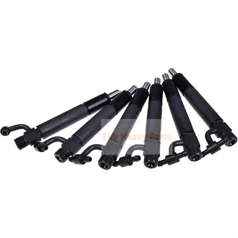 6X Fuel Injector 1806407C91 780332 735350C91 w/Nozzle Fits for Navistar Engine DT466