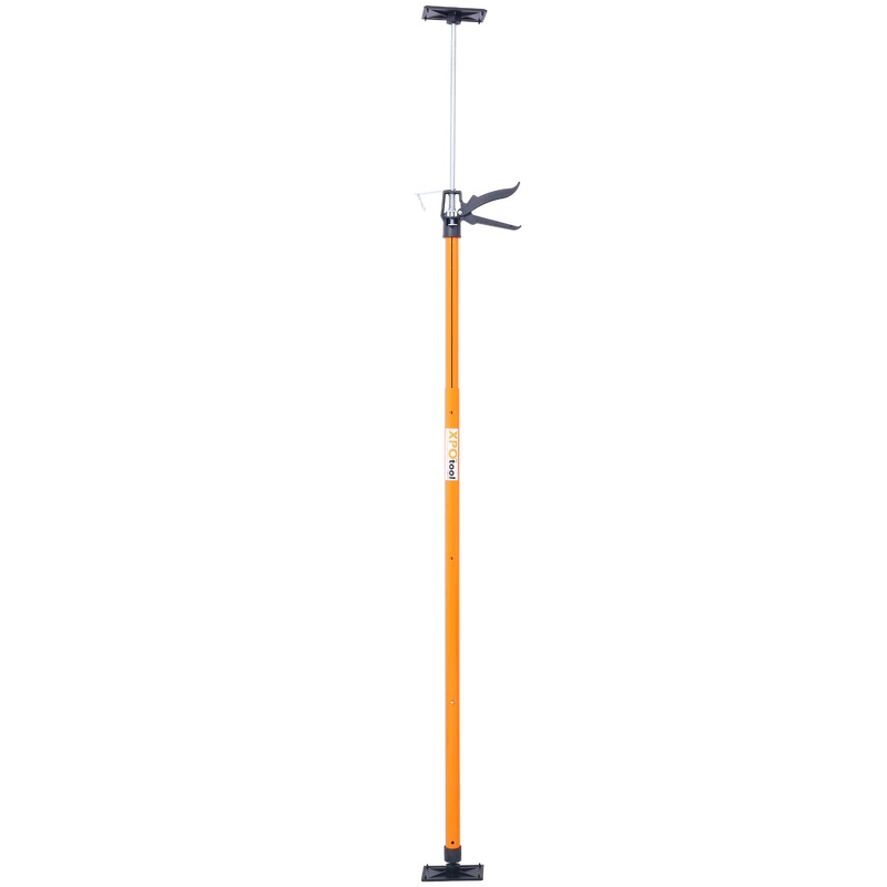 4 Pack Adjustable Support Pole Steel 3rd Hand System Rod for Jacks Cargo Bars Drywalls Cabinet Jacks for Installing Cabinets Extends from 45 to 114 Inch with Carrry Bag–Blue