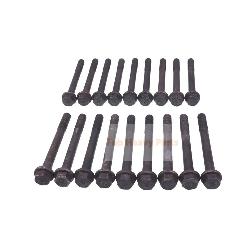 18Pcs Cylinder Head Bolts 129150-01200 Fits for Yanmar Engine 4TNE84 3TNV84 4TNV88