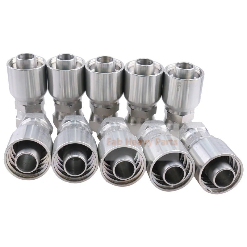 10PCS Hydraulic Hose Fitting With 1 Female JIC 10643-16-16 Fits for Parker
