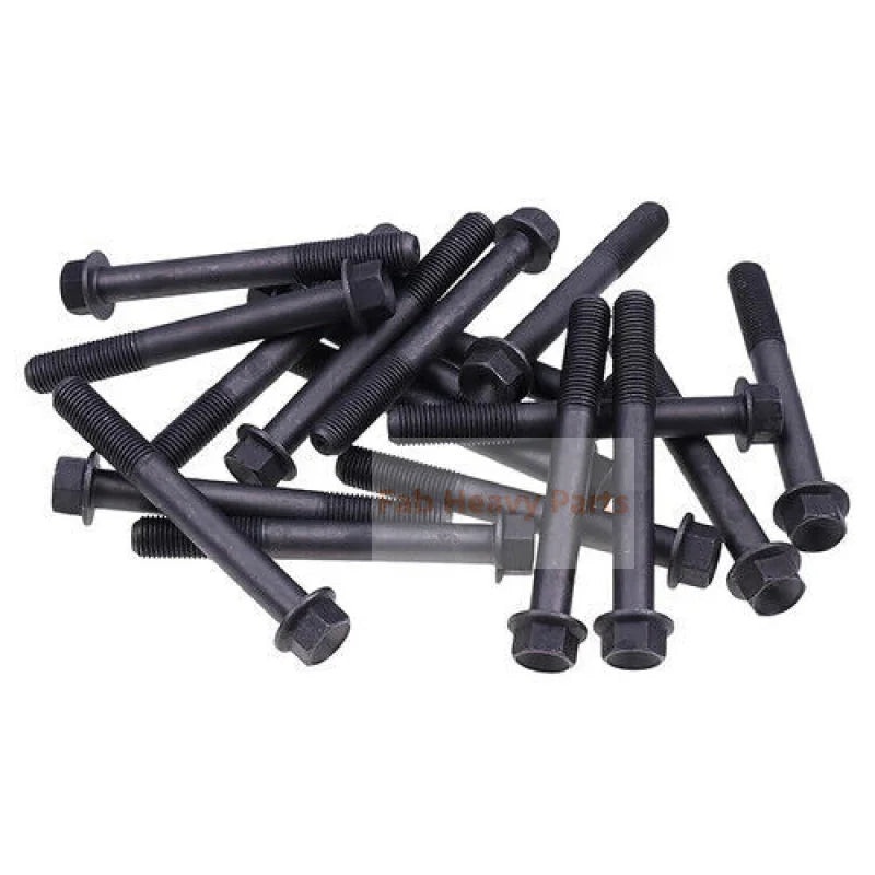 18PCS Cylinder Head Bolts Fits for Caterpillar Engine 3044C-DIT