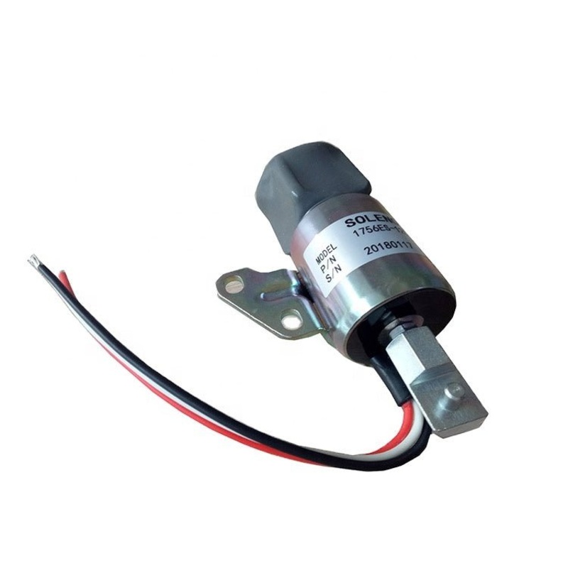 24V Shut Sown Solenoid 16851-57724, 1756ES-24SULB1S5 for Kubota Engine Z482 D722 D902