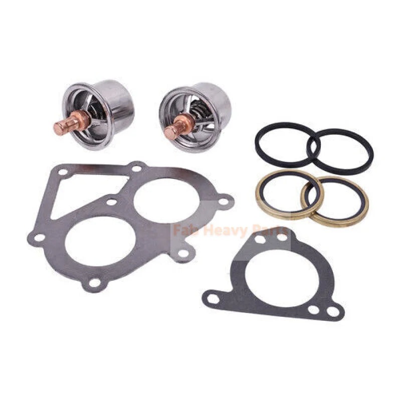 Thermostat & Gasket Kit 247-7133 2477133 4N-1156 Fits for Caterpillar 3406 C-15 C15