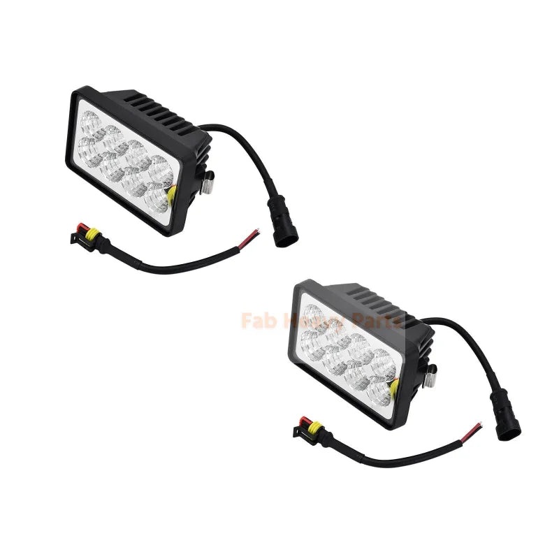 2X LED Headlight 9844417 86533428 Fits for New Holland L120 L125 L140 L150 L160 L170