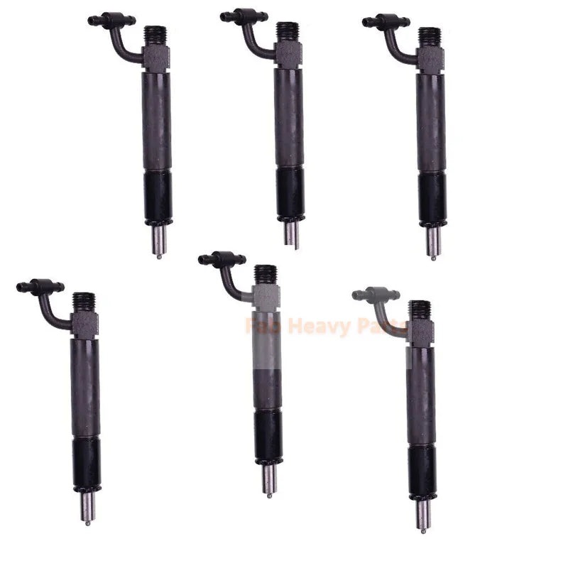 6Pcs Fuel Injectors With Nozzle 1817016C91 781777 Fits for Navistar Engine DT466C