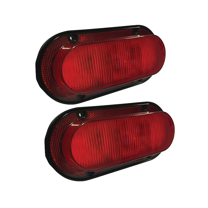 2 PCS LED Red Oval Tail Light AR78825 Fits for John Deere Tractor 7200R 7210R 7250R 7260R 7290R 7R210 7R250 7R310 7R350