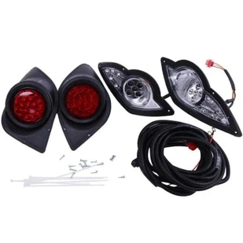LED Headlights Tail Lights Kit FGFHLTL003 for Yamaha Golf Cart Drive 2007-2016