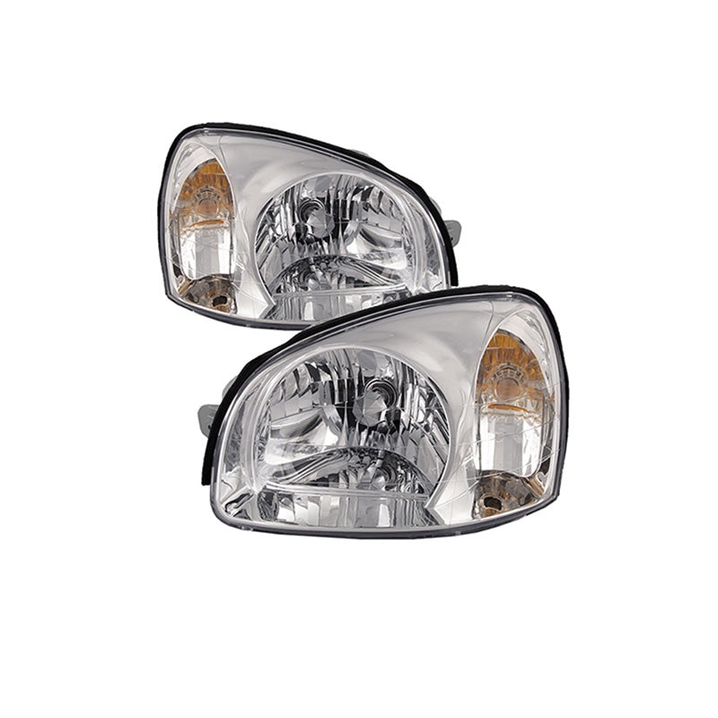 Left and Right Pair Set Headlamps HY2502121 HY2503121 for Hyundai Santa Fe 2001-2003