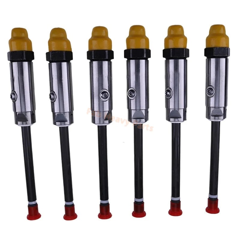 6 PCS Fuel Injector 0R-9943 0R9943 Fits for Caterpillar CAT Engine 3406 3406C 3408 3408C 3412 3412C Tractor D8N D8R