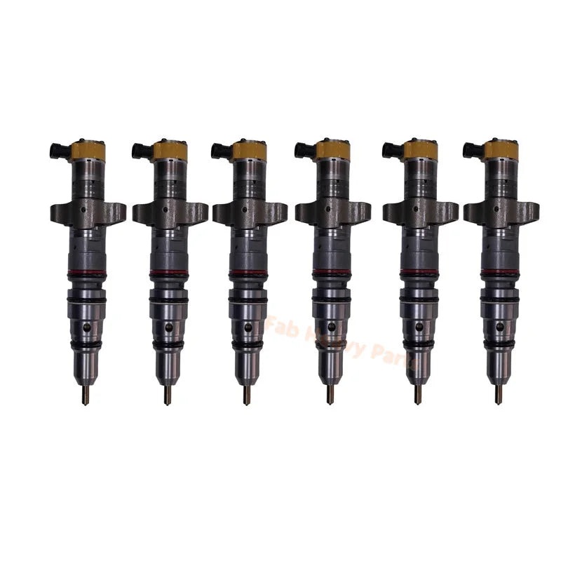 6 PCS Fuel Injector 10R-7222 10R7222 Fits for Caterpillar CAT Engine C9 Excavator E336D E330D 336D 336C 330D
