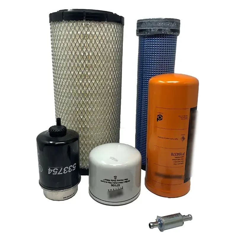 Filter Kit Fits for Caterpillar CAT 252B3 Skid Steer Loader with C3.4T Engine
