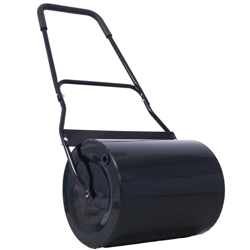 Lawn Roller 16 Gallon Heavy-Duty Tow Behind Water/Sand Filled Sod Drum Roller