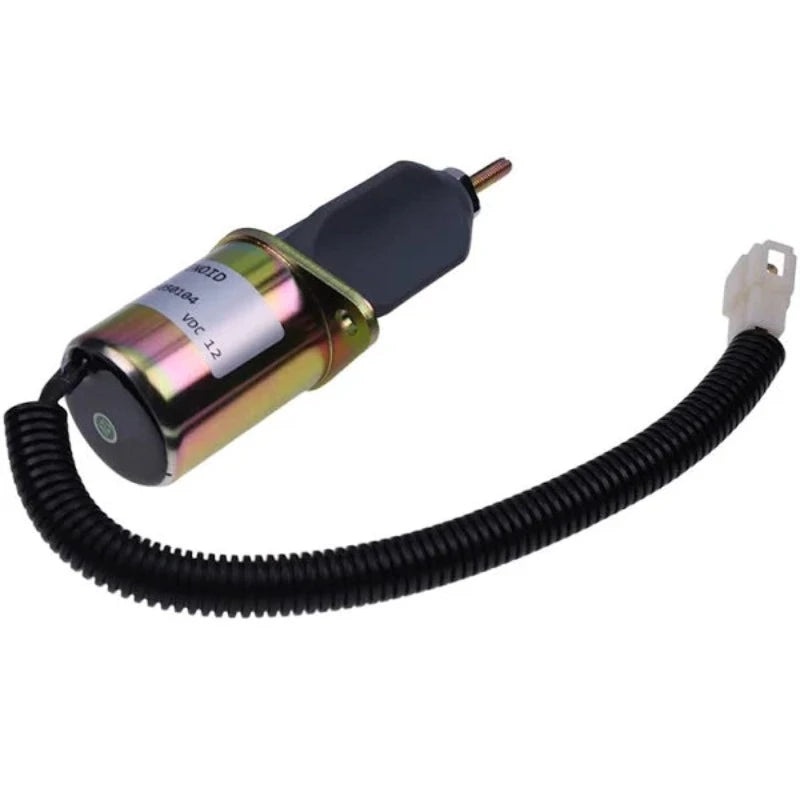 Fuel Shut Off Solenoid 425-36117 for Yanmar Engine 4TNE106 4TNE106T Gehl Skid Loader SL7600 SL7800