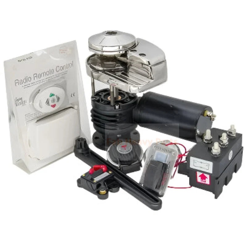 12V DC 1000 Watts Heavy Duty Anchor Winch High Speed Electric Windlass Fits for Boat Car 1654 Lb 100A FO3288