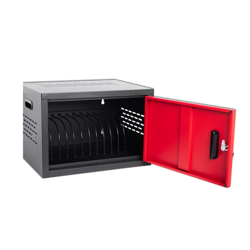 12 Bay Locking Charging Cabinet Station for Laptop Chromebook